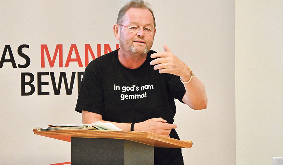 KA-Präsident Ferdinand Kaineder hielt einen Vortrag. 