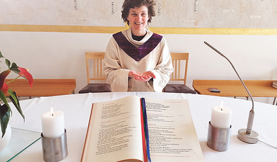 Nicki Leitenmüller ist Wortgottesfeierleiterin  in Obermühl.   