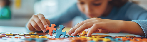 Puzzeln macht vielen Kindern, aber auch Erwachsenen Freude.