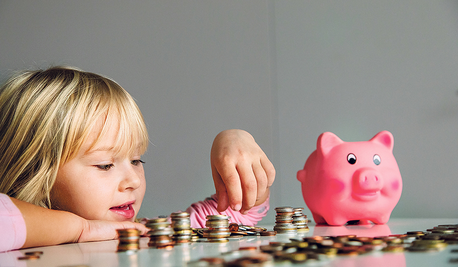 Je früher Kinder in Kontakt mit Geld kommen, desto eher bekommen sie ein Gefühl dafür.  