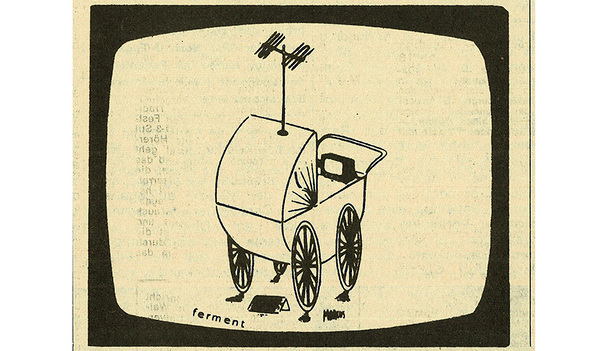 Ein Bildschirm im Kinderwagen war 1975 noch Utopie.   