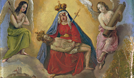 Johann Baptist Reiter: Votivbild der Familie Depil(?), 1840, Diözese Linz – Pfarre Linz-Pöstlingberg.