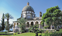 Allen Heilig-Land-Pilgern vertraut:  die Kirche auf dem Berg der Seligpreisungen.