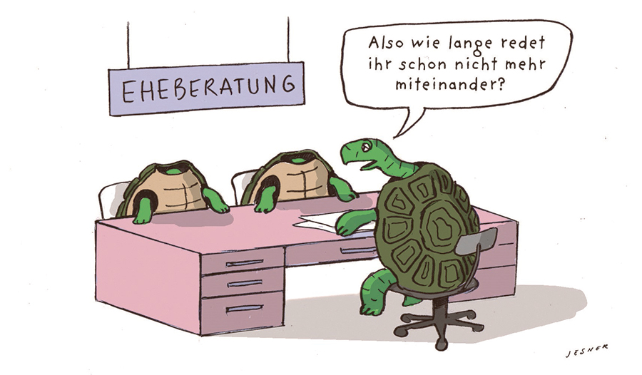 Zwischenmenschliches auf den Punkt gebracht – und das Woche für Woche. Danke, Lois Jesner!