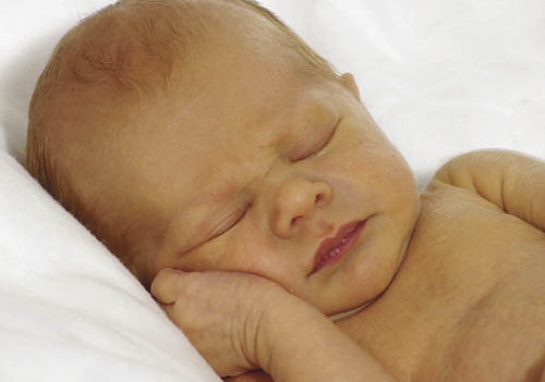 Schlafendes Baby [ (c) www.BilderBox.com, Erwin Wodicka, Siedlerzeile 3, A-4062 Thening, Tel. + 43 676 5103678.Verwendung nur gegen HONORAR, BELEG,URHEBERVERMERK und den AGBs auf bilderbox.com](in an im auf aus als and beim mit einer einem eines * & 