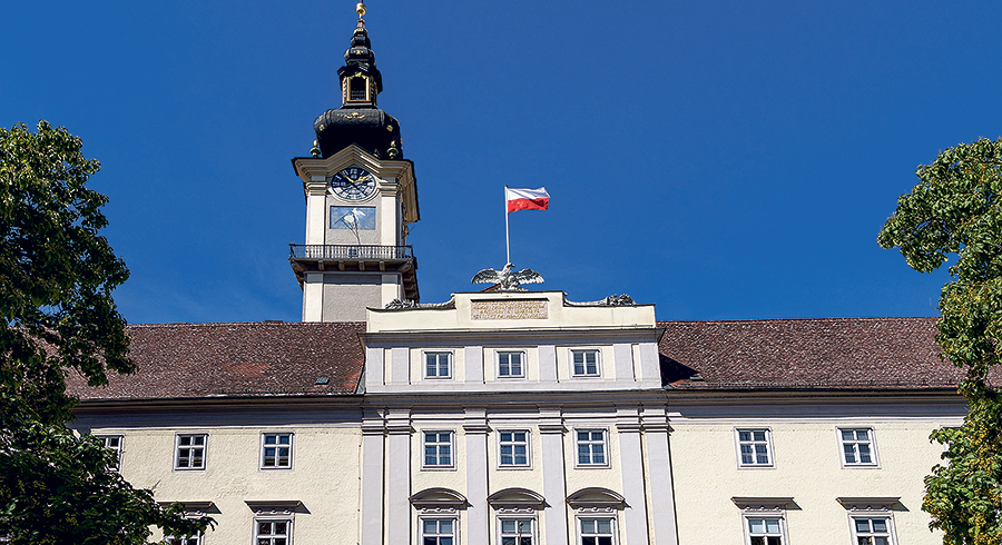 Das Linzer Landhaus, Sitz von Landtag und Landesregierung. 