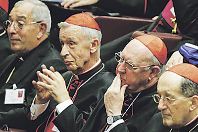 Bei der Synode haben grundsätzlich Bischöfe eine Stimme. 