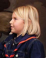 ?berreichung des Friedenslichtes an EU-Kommissionspr?s.
Romano Brodi durch Jana Wadh?r