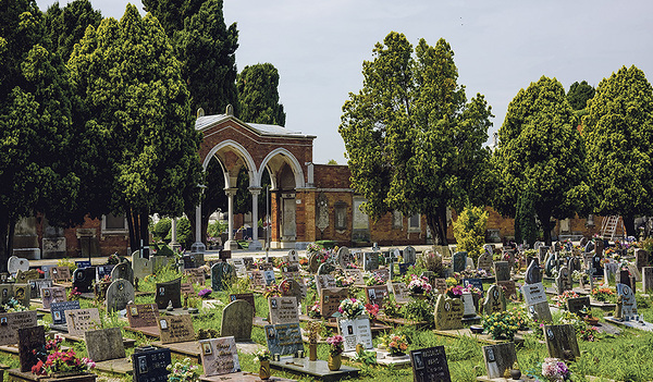 Friedhofsruhe auf San Michele in Venedig   