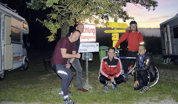 Den Testlauf haben sie erfolgreich absolviert: Helmut Eder, Paul Neunhäuserer, Michael Münzner, Heinz Mittermayr und Gerhard Kobler (von links). Nicht im Bild: Christoph Burgstaller.  