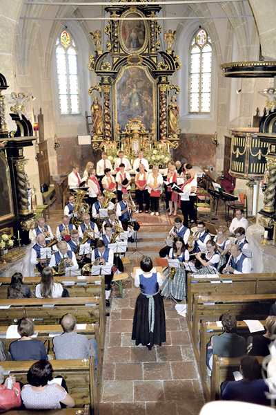 Kirche trifft Musik in der Pfarre Mörschwang.  