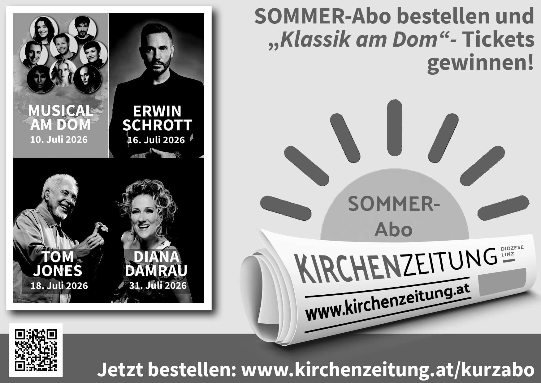 Sommerabo bestellen und Klassik am Dom - Karten gewinnen!