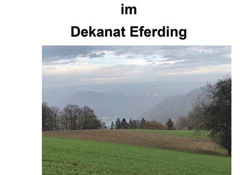 Die Titelseite der neuen Dekanats-Broschüre von Eferding, die 46 Seiten umfasst. 