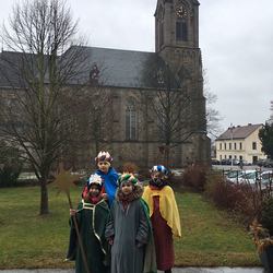 Sternsinger/innen aus der Pfarre Pregarten