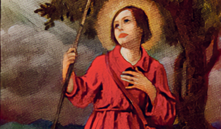 Hl. Wendelin,  Andachtsbild, um 1930  