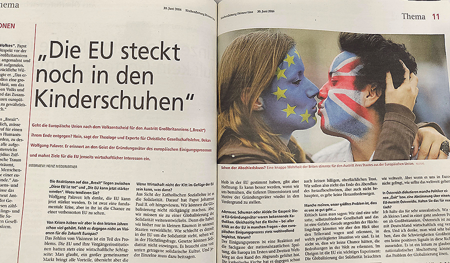 Thema vor zehn Jahren: Der EU-Austritt von Großbritannien.  