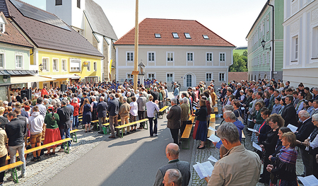 Der Start der neuen Pfarre Steyrtal, die von Schiedlberg bis Frauenstein reicht, war ein gelungenes Fest. 