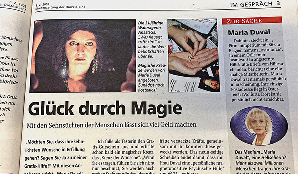 Marie Duval machte mit den Sehnsüchten der Menschen viel Geld.