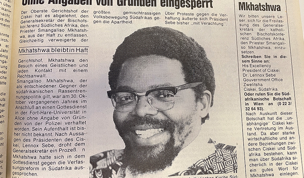 Themenschwerpunkt Südafrika vor 40 Jahren   
