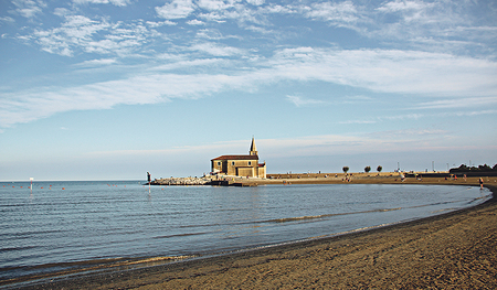 Am Gestade des Meeres: die Wallfahrtskirche Madonna dell’Angelo in Caorle   
