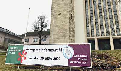 Die Wahlwerbung in Bad Schallerbach