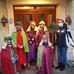 Sternsinger/innen der Pfarre Aspach