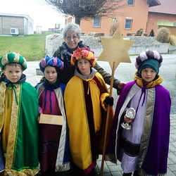 Sternsinger/innen aus der Pfarre Wippenham