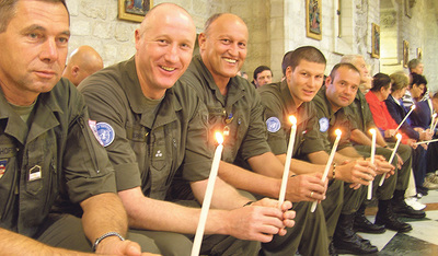 2008 kamen UN-Soldaten nach Betlehem.