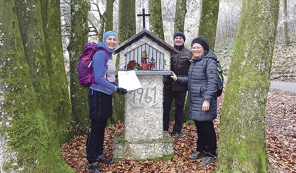 Der neue Adventweg wurde eröffnet.  