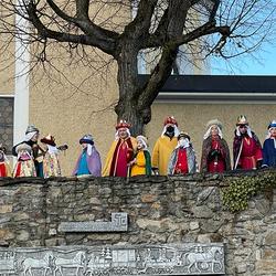 Sternsinger/innen der Pfarre Linz St. Magdalena