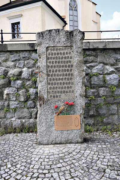 Gedenkstätte zur Mühlviertler Menschenhatz in Ried in der Riedmark