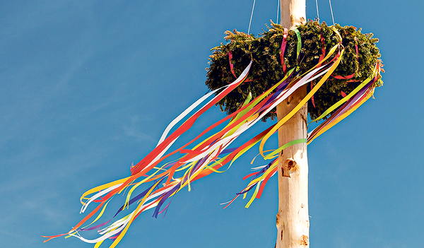 Der Maibaum gehört einfach dazu.