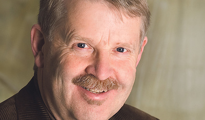 Fritz Kaltenböck betreut die Pfarrwebsite von Nußbach. 