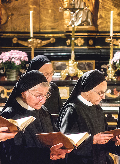 Im Kloster Fahr in der Schweiz leben 20 Benediktinerinnen.