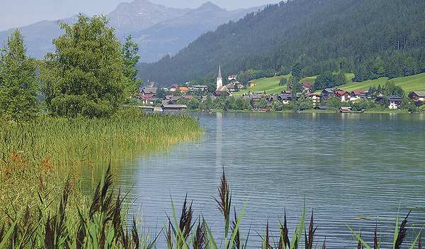 Postkartenidylle am Weißensee in Kärnten.