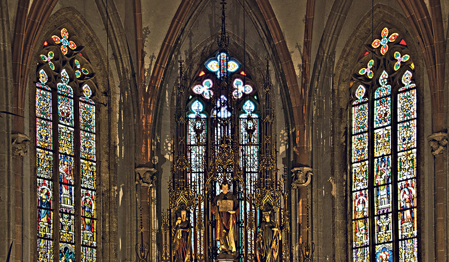 Spenden für die Renovierung des „Braunauer Steffls“ sind hochwillkommen. Wer mag, kann sogar eine Patenschaft für ein ganzes Fenster übernehmen.  