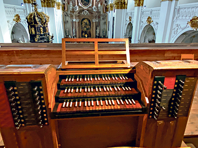 Zu dieser Orgel hatte er ein inniges Verhältnis, der Abschied von ihr fiel Bruckner schwer. 
