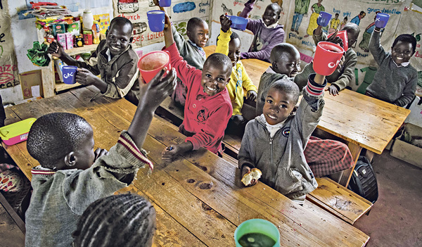 Lernen kann nur, wer nicht hungrig ist.    