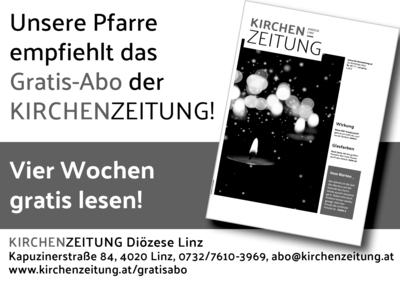 Vier Wochen die Kirchenzeitung gratis lesen 