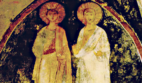 Gisela und Stephan in der Gisela-Kapelle in Veszprém in Ungarn