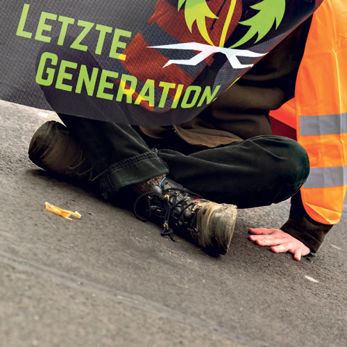 Klimaprotest in Wien.  