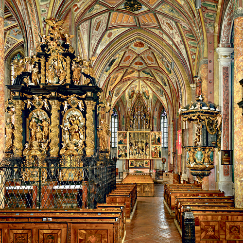 Die prächtige Kirche von St. Wolfgang  