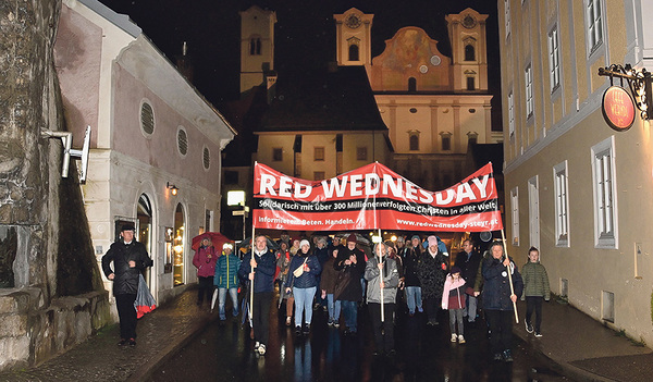 Schweigemarsch durch Steyr  