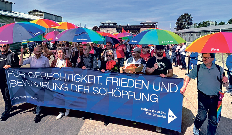 Katholische Aktion in Mauthausen.