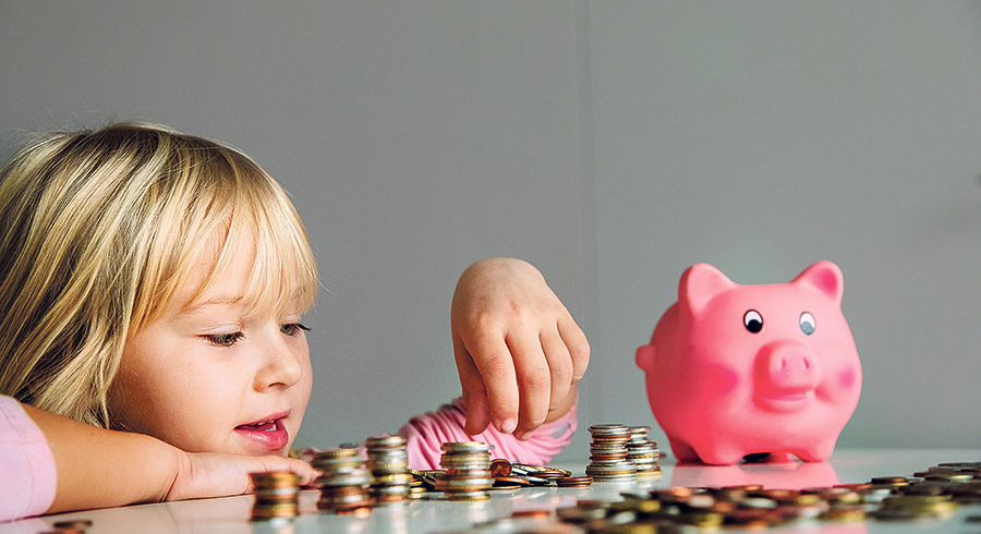 Je früher Kinder in Kontakt mit Geld kommen, desto eher bekommen sie ein Gefühl dafür.  
