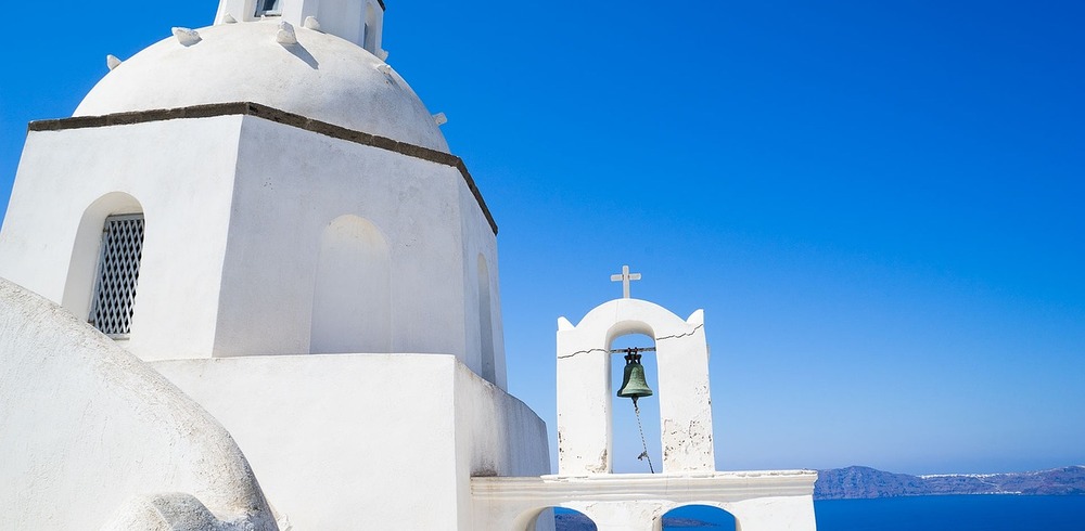 Eine griechisch-orthodoxe Kirche