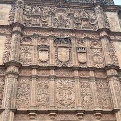 24. Oktober - Salamanca: Fassade der Universität