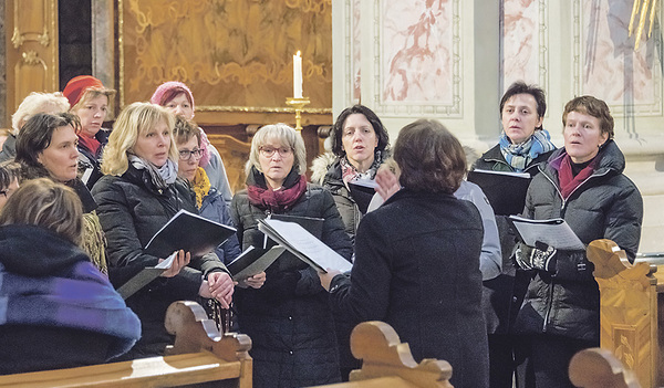 Sieben Gruppen gestalteten das Krippensingen in Spital musikalisch.   