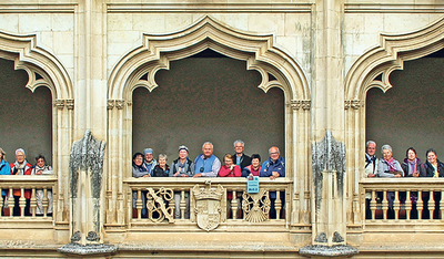 Der obere Kreuzgang des Klosters San Juan de los Reyes in Toledo beeindruckte die Besucher:innen aus Oberösterreich.  