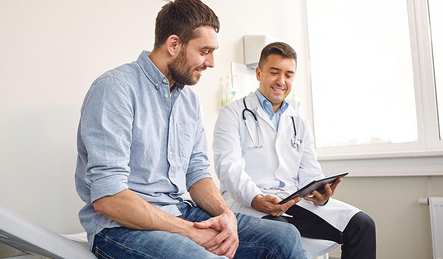 Eine Vorsorgeuntersuchung für Prostatakrebs ist nichts, wovor man sich fürchten muss.   